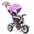 Trike de 3 ruedas de calidad superior para niños pequeños Triciclo de bebé de 1 año / plegable 4 en 1 / personalizado Cochecito de bebé nuevo de tres ruedas 2016